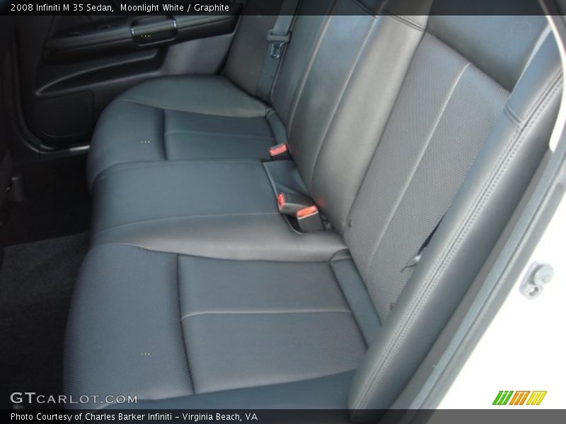 Moonlight White / Graphite 2008 Infiniti M 35 Sedan