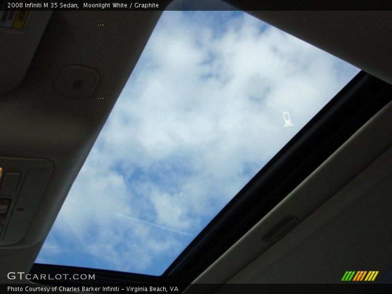 Moonlight White / Graphite 2008 Infiniti M 35 Sedan