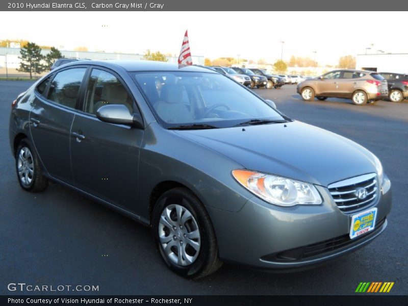 Carbon Gray Mist / Gray 2010 Hyundai Elantra GLS