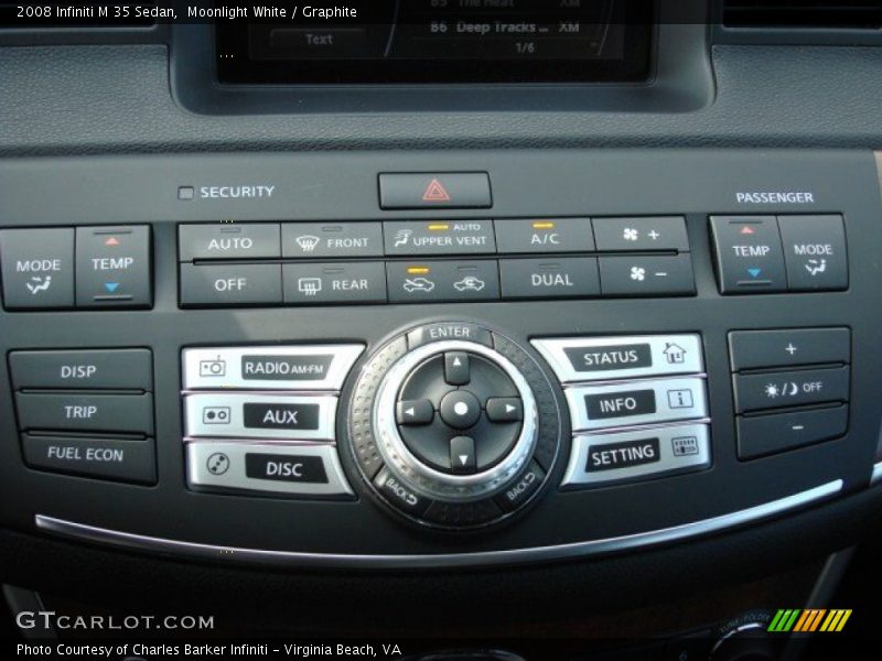 Moonlight White / Graphite 2008 Infiniti M 35 Sedan