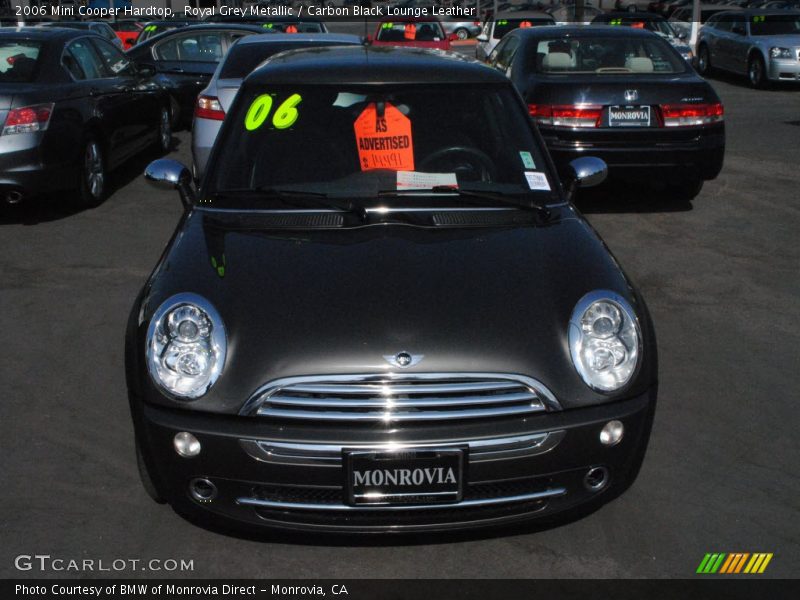 Royal Grey Metallic / Carbon Black Lounge Leather 2006 Mini Cooper Hardtop