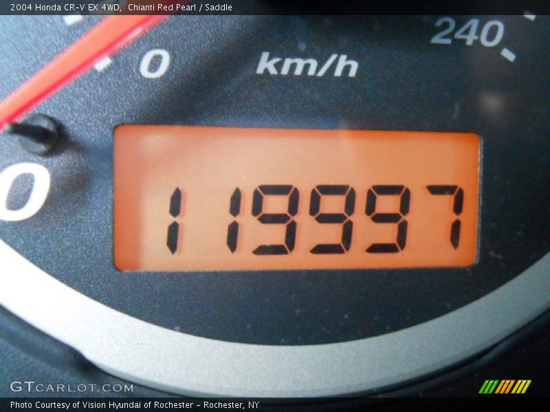 Chianti Red Pearl / Saddle 2004 Honda CR-V EX 4WD