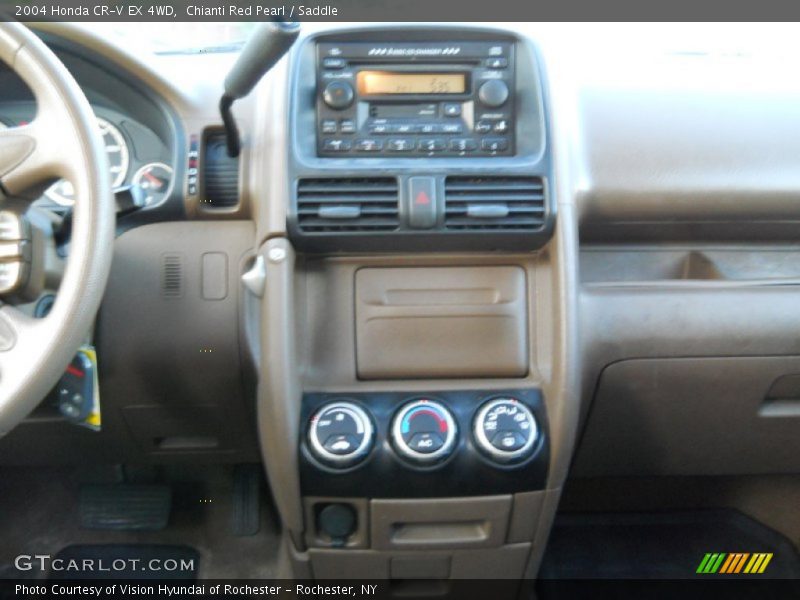 Chianti Red Pearl / Saddle 2004 Honda CR-V EX 4WD