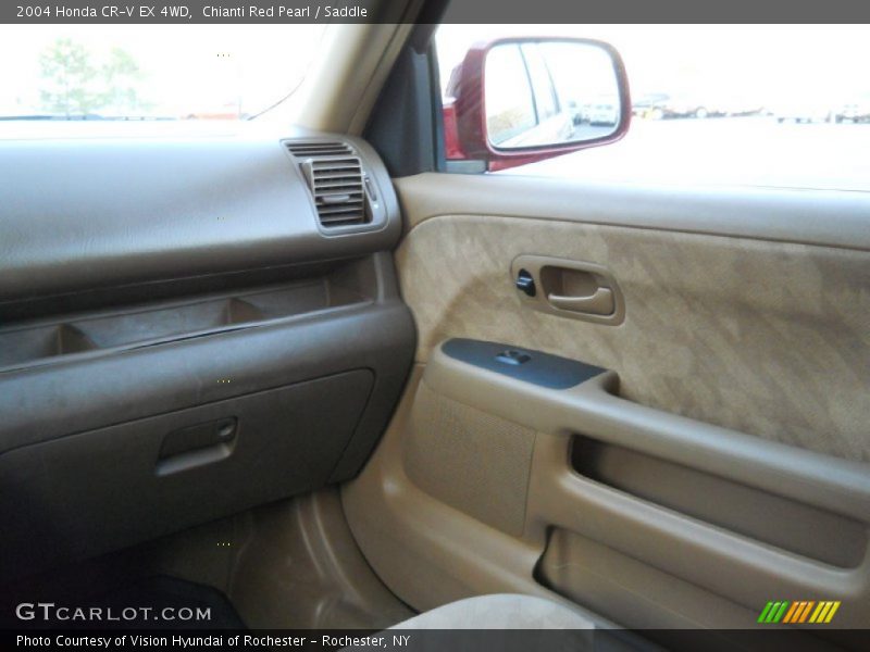 Chianti Red Pearl / Saddle 2004 Honda CR-V EX 4WD