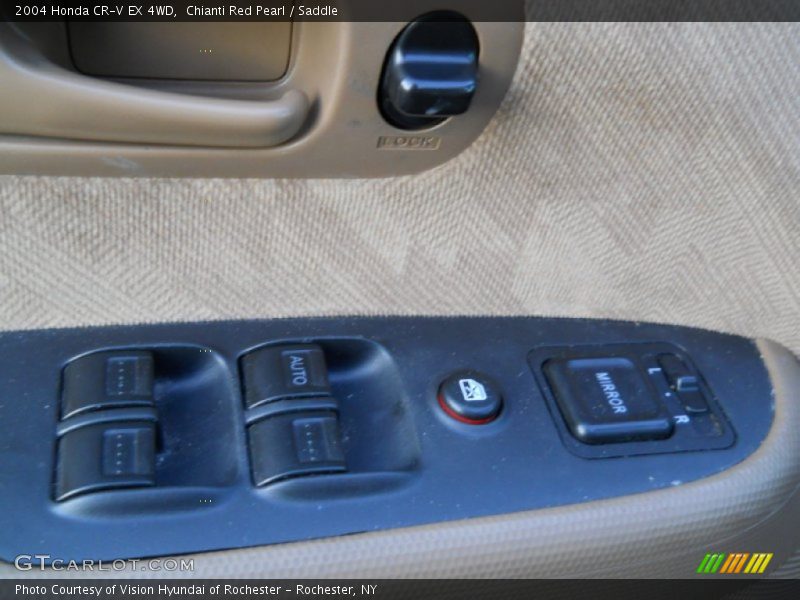 Chianti Red Pearl / Saddle 2004 Honda CR-V EX 4WD