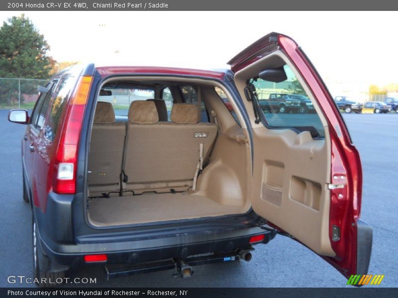 Chianti Red Pearl / Saddle 2004 Honda CR-V EX 4WD