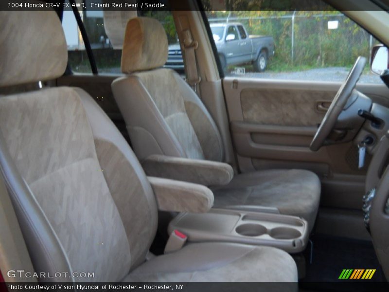 Chianti Red Pearl / Saddle 2004 Honda CR-V EX 4WD