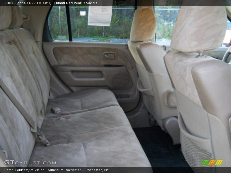 Chianti Red Pearl / Saddle 2004 Honda CR-V EX 4WD
