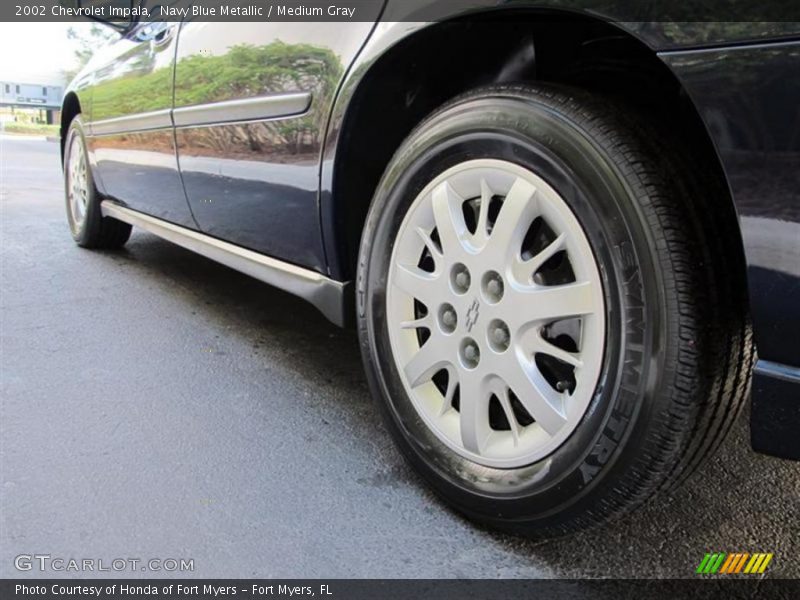 Navy Blue Metallic / Medium Gray 2002 Chevrolet Impala