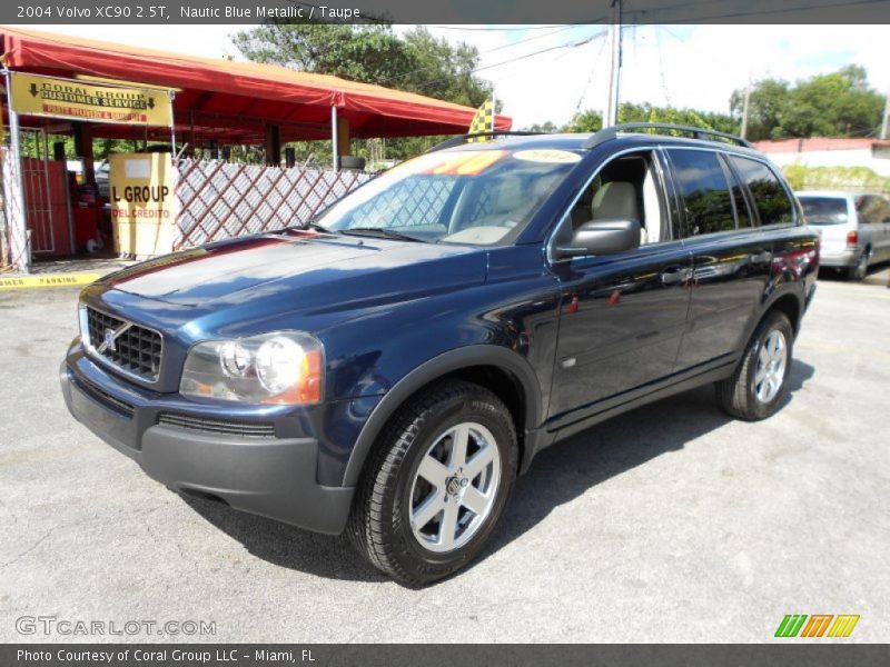 Nautic Blue Metallic / Taupe 2004 Volvo XC90 2.5T