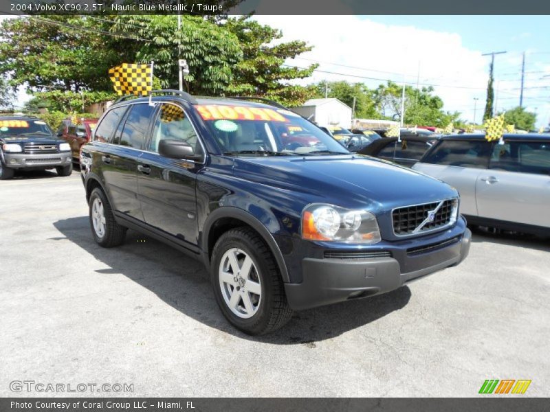 Nautic Blue Metallic / Taupe 2004 Volvo XC90 2.5T