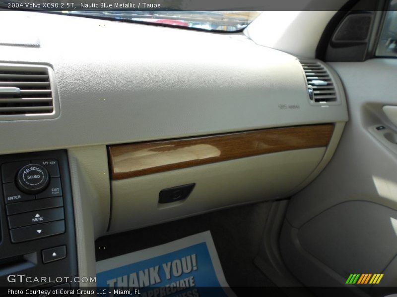 Nautic Blue Metallic / Taupe 2004 Volvo XC90 2.5T
