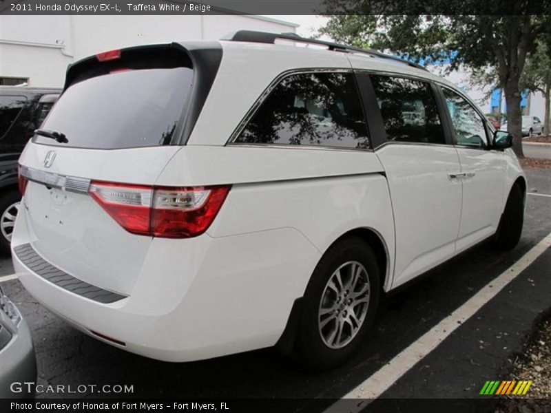 Taffeta White / Beige 2011 Honda Odyssey EX-L