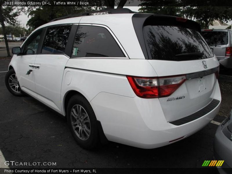 Taffeta White / Beige 2011 Honda Odyssey EX-L