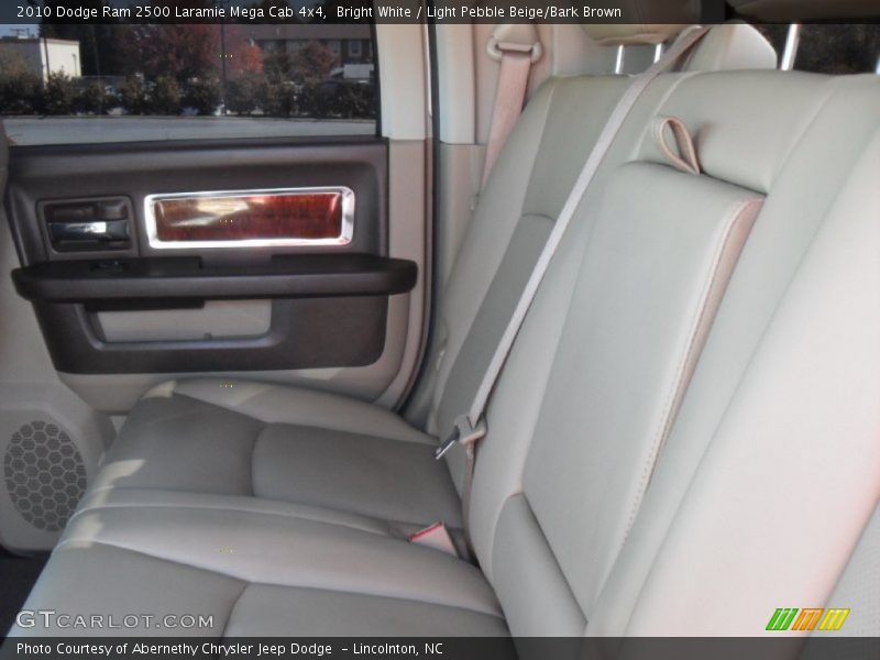 Bright White / Light Pebble Beige/Bark Brown 2010 Dodge Ram 2500 Laramie Mega Cab 4x4