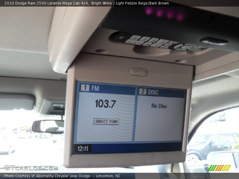 Bright White / Light Pebble Beige/Bark Brown 2010 Dodge Ram 2500 Laramie Mega Cab 4x4
