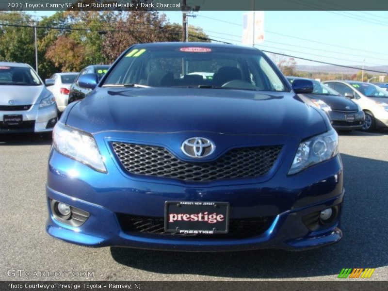 Blue Ribbon Metallic / Dark Charcoal 2011 Toyota Camry SE