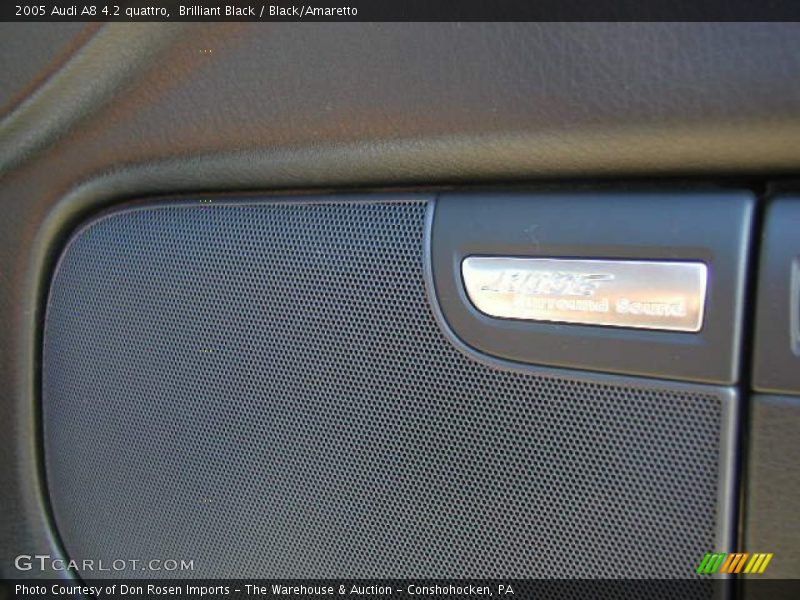 Brilliant Black / Black/Amaretto 2005 Audi A8 4.2 quattro