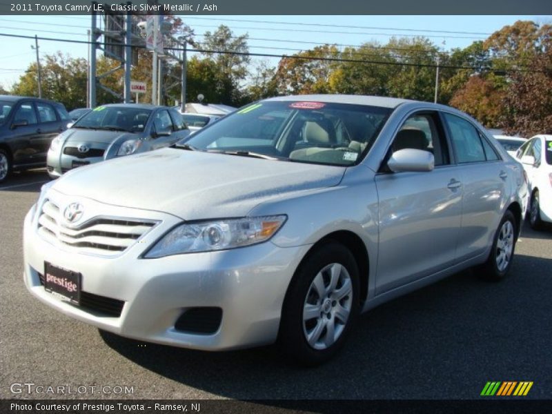 Classic Silver Metallic / Ash 2011 Toyota Camry LE