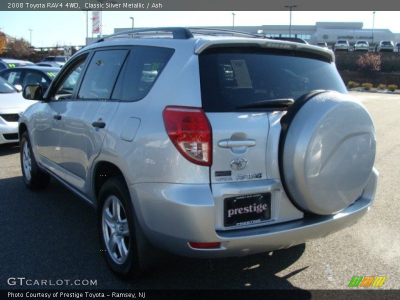 Classic Silver Metallic / Ash 2008 Toyota RAV4 4WD