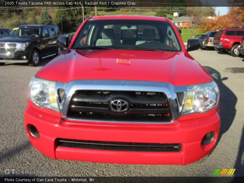 Radiant Red / Graphite Gray 2005 Toyota Tacoma TRD Access Cab 4x4
