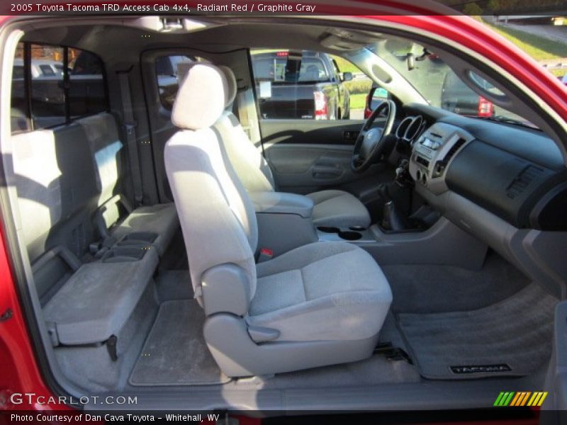  2005 Tacoma TRD Access Cab 4x4 Graphite Gray Interior