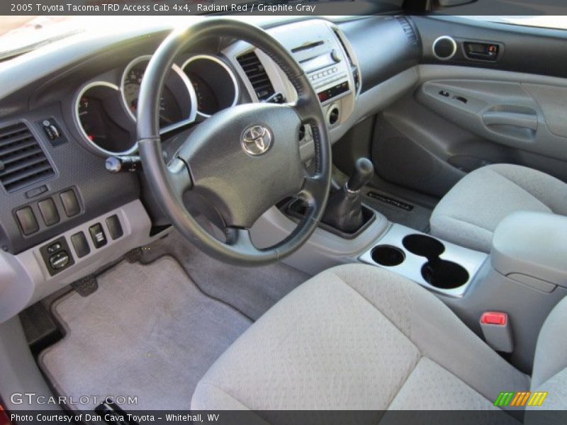  2005 Tacoma TRD Access Cab 4x4 Graphite Gray Interior