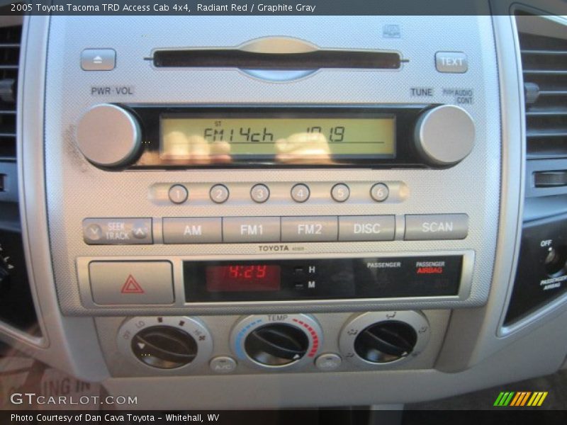 Audio System of 2005 Tacoma TRD Access Cab 4x4