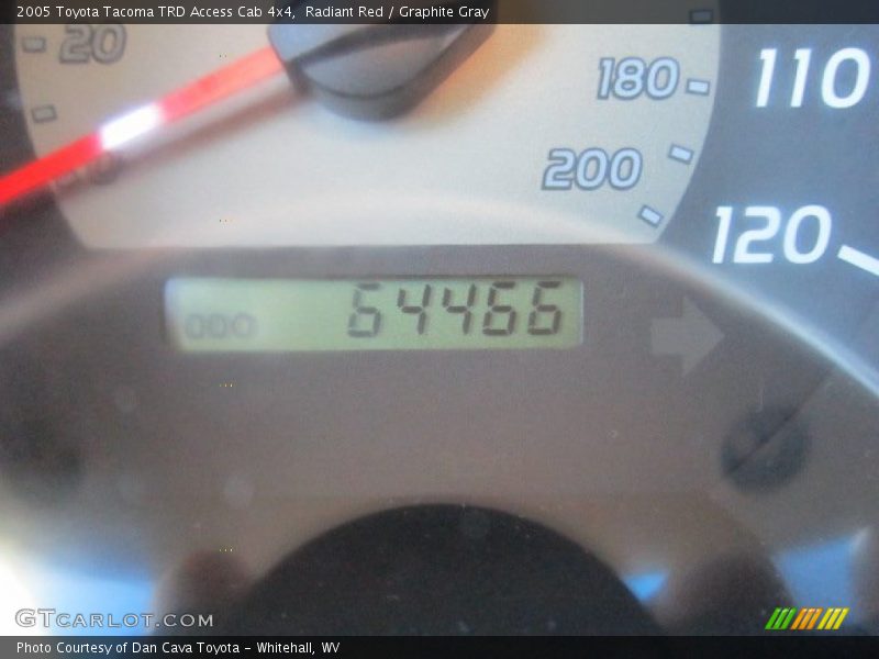 Radiant Red / Graphite Gray 2005 Toyota Tacoma TRD Access Cab 4x4