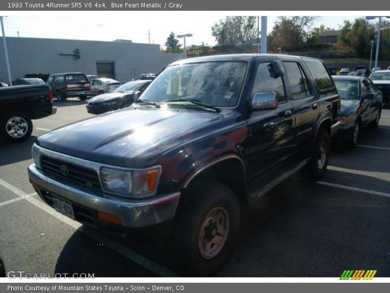 Blue Pearl Metallic / Gray 1993 Toyota 4Runner SR5 V6 4x4