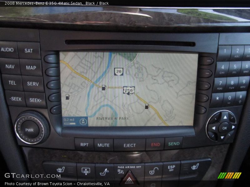 Black / Black 2008 Mercedes-Benz E 350 4Matic Sedan
