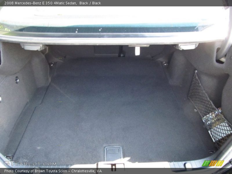 Black / Black 2008 Mercedes-Benz E 350 4Matic Sedan