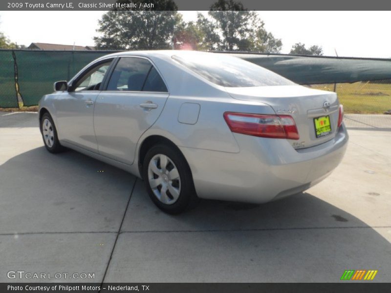 Classic Silver Metallic / Ash 2009 Toyota Camry LE