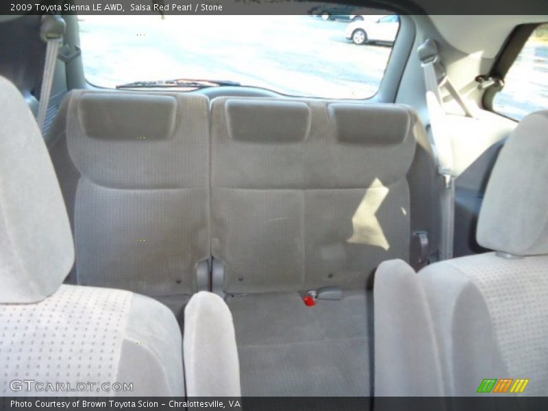 Salsa Red Pearl / Stone 2009 Toyota Sienna LE AWD