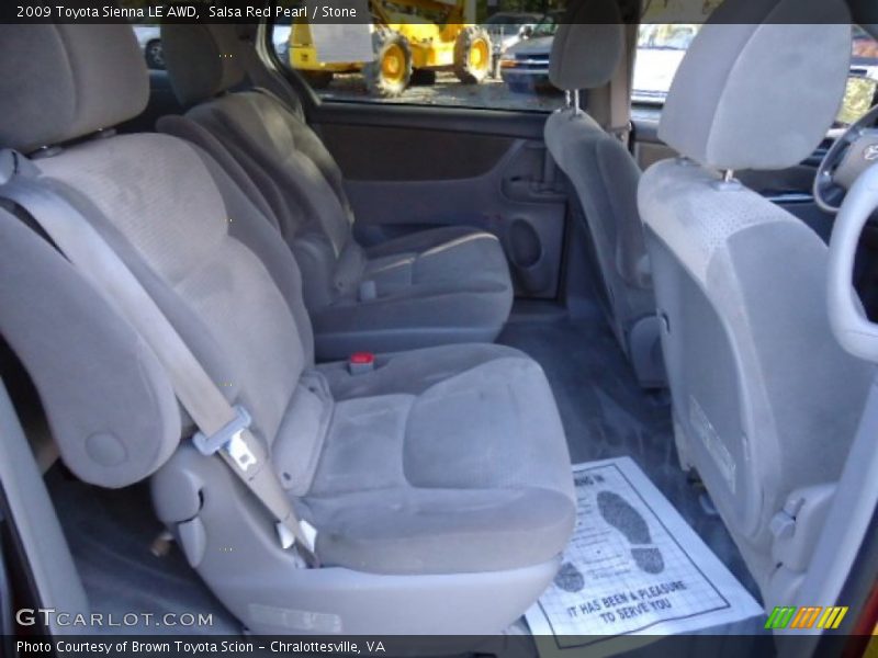 Salsa Red Pearl / Stone 2009 Toyota Sienna LE AWD