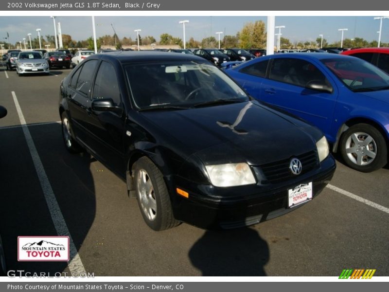 Black / Grey 2002 Volkswagen Jetta GLS 1.8T Sedan