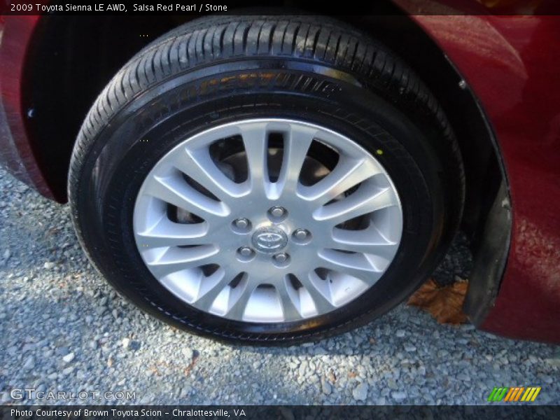  2009 Sienna LE AWD Wheel