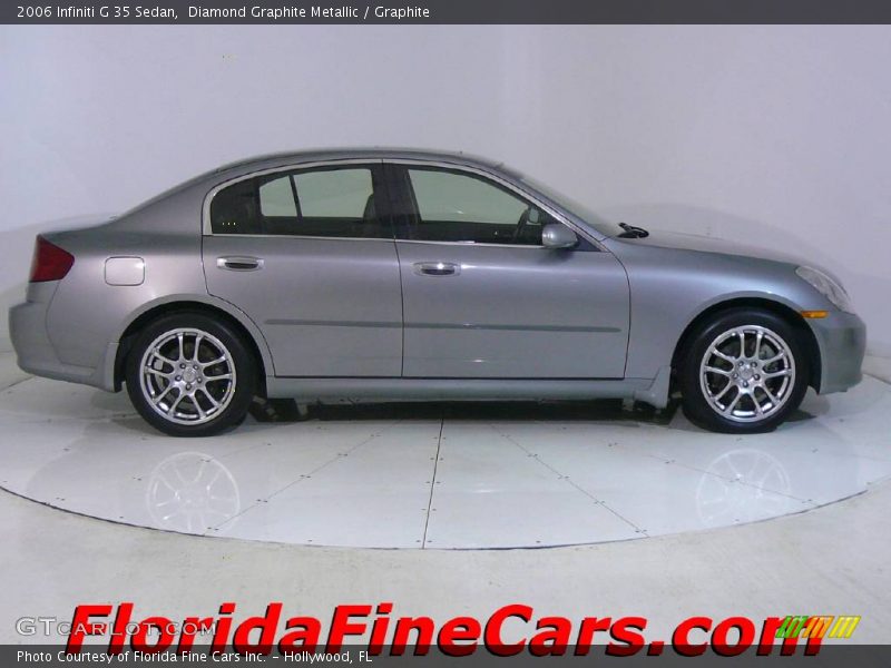 Diamond Graphite Metallic / Graphite 2006 Infiniti G 35 Sedan