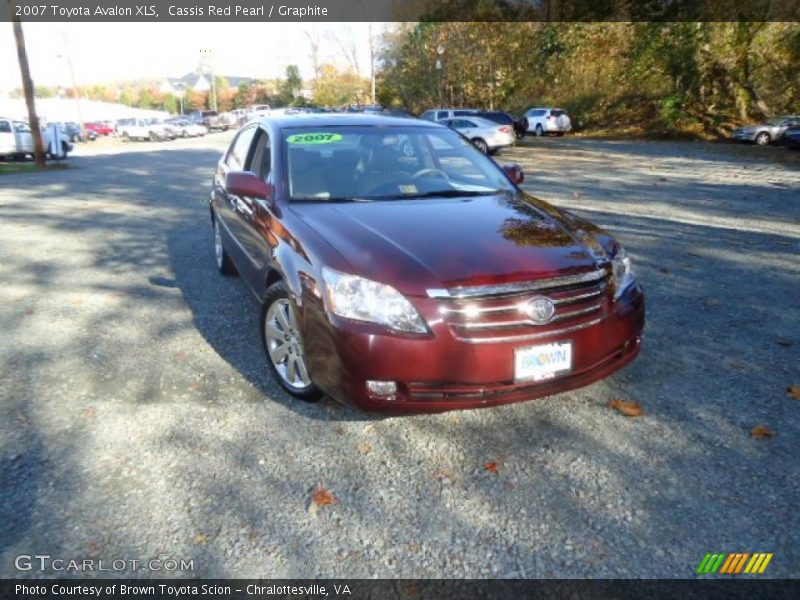 Cassis Red Pearl / Graphite 2007 Toyota Avalon XLS