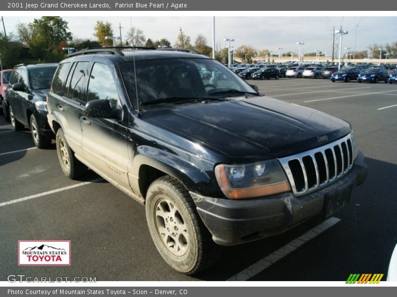 Patriot Blue Pearl / Agate 2001 Jeep Grand Cherokee Laredo