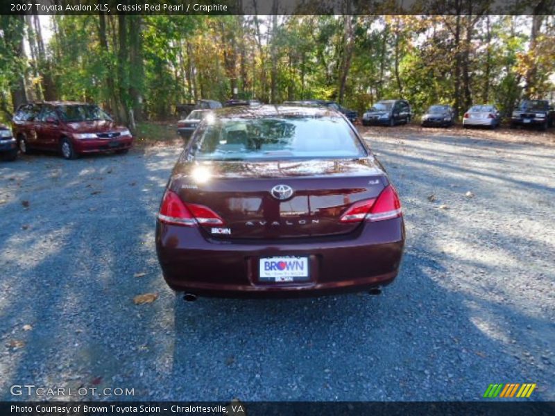 Cassis Red Pearl / Graphite 2007 Toyota Avalon XLS