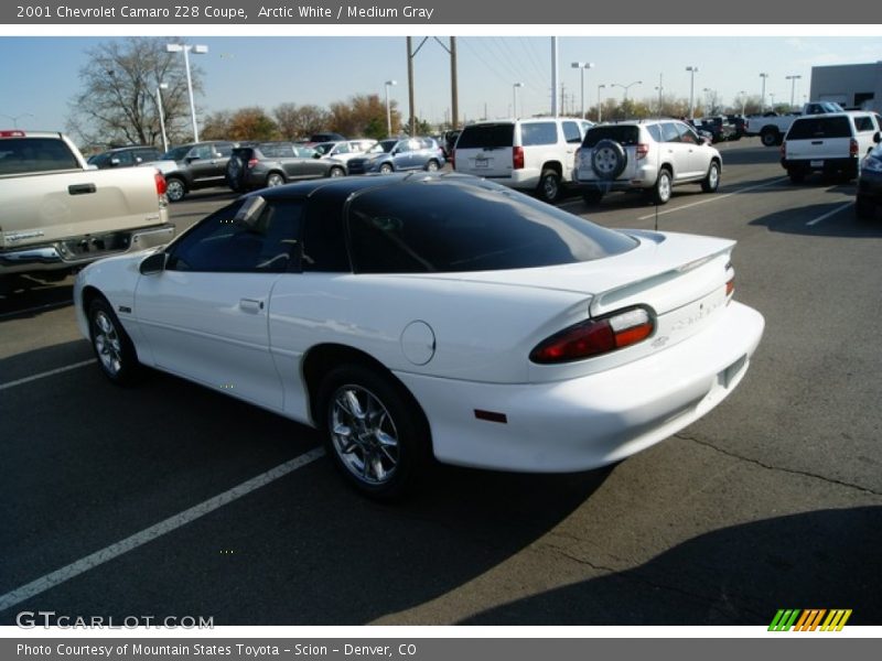 Arctic White / Medium Gray 2001 Chevrolet Camaro Z28 Coupe