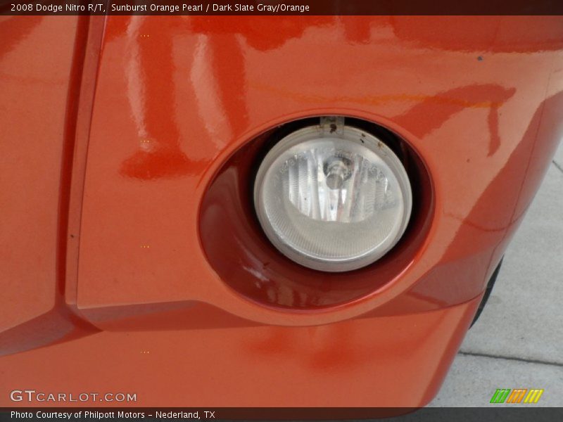 Sunburst Orange Pearl / Dark Slate Gray/Orange 2008 Dodge Nitro R/T