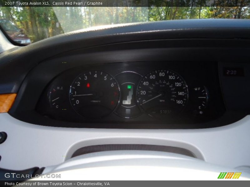 Cassis Red Pearl / Graphite 2007 Toyota Avalon XLS