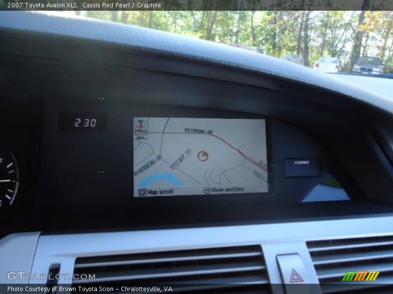 Cassis Red Pearl / Graphite 2007 Toyota Avalon XLS
