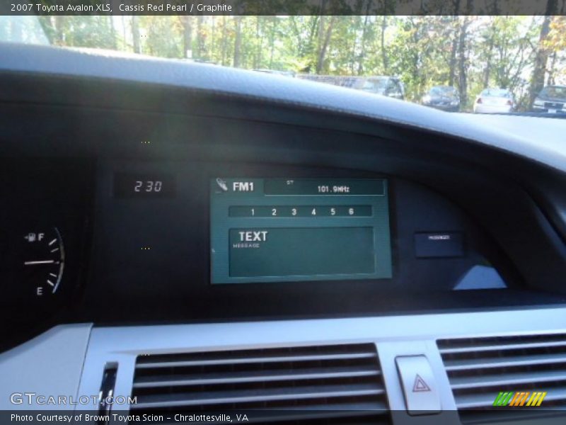 Cassis Red Pearl / Graphite 2007 Toyota Avalon XLS