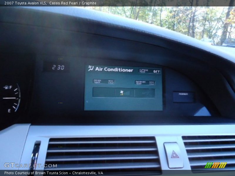 Cassis Red Pearl / Graphite 2007 Toyota Avalon XLS