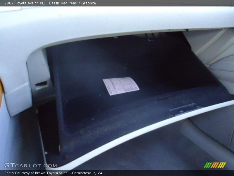 Cassis Red Pearl / Graphite 2007 Toyota Avalon XLS