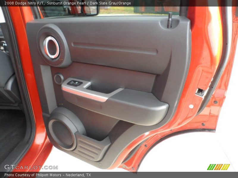 Sunburst Orange Pearl / Dark Slate Gray/Orange 2008 Dodge Nitro R/T