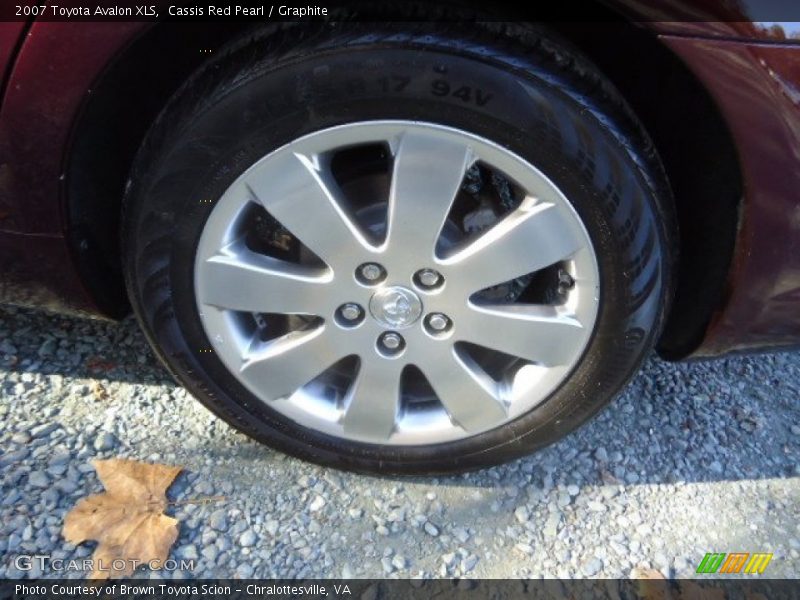 Cassis Red Pearl / Graphite 2007 Toyota Avalon XLS